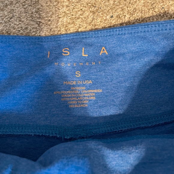 Blue Isla Movement Crossover Shorts - Picture 3 of 5
